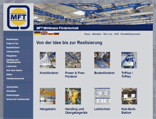 Tablet Screenshot of mn-conveyor.de
